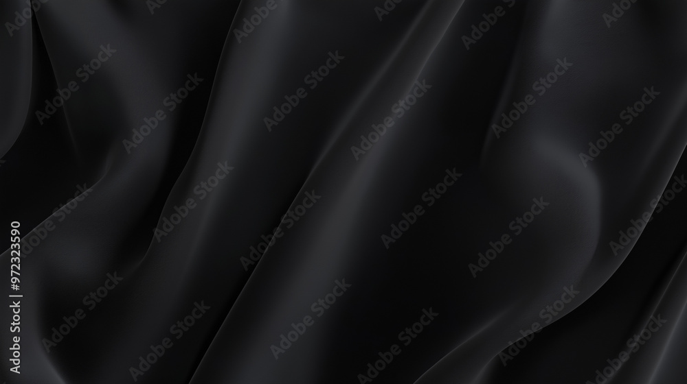 Fototapeta premium Eleganter Hintergrund in Schwarz. Minimalist luxuriöse Akzente. Ideal für Black Friday Werbung, Trauer Grußkarten, Einladungen. Stilvolle Hintergrundfläche