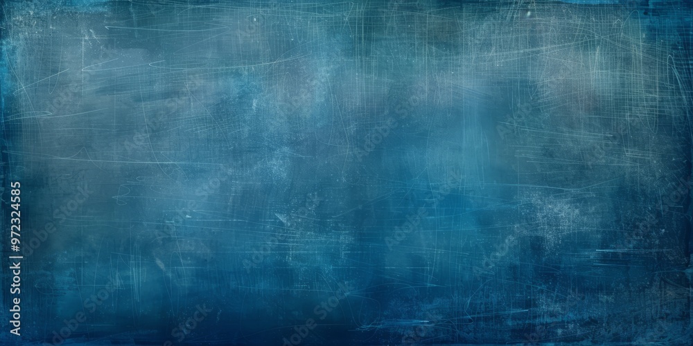 Dark blue chalkboard texture background, suitable for educational themes and creative announcements, providing a clean slate for ideas.