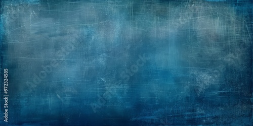 Obraz na płótnie Dark blue chalkboard texture background, suitable for educational themes and creative announcements, providing a clean slate for ideas. w salonie