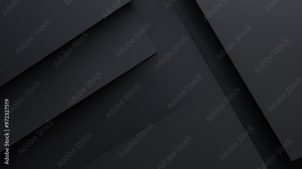 Eleganter Hintergrund in Schwarz. Minimalist luxuriöse Akzente. Ideal für Black Friday Werbung, Trauer Grußkarten, Einladungen. Stilvolle Hintergrundfläche