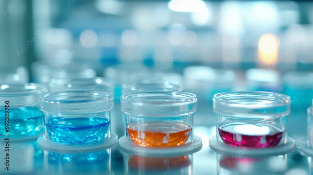 Biomedical Innovation Hub, a cutting-edge laboratory where human tissues are engineered through genetic manipulation, showcasing advanced research techniques and sterile environment. Biomedical Innovation Hub, a cutting-edge laboratory where human tissues are engineered through genetic manipulation, showcasing advanced research techniques and sterile environment.
