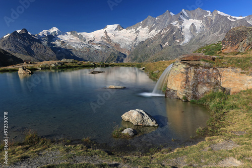 Kreuzboden im Saastal, Wallis, Schweiz photo