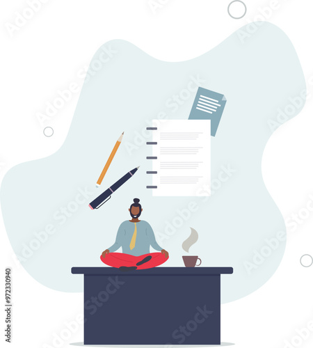 Plan and prioritize business tasks for best efficiency .Work management with schedule and agenda control .flat design with people.