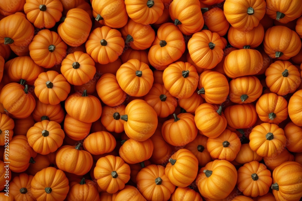 mini pumpkins decorations. Autumn composition frame. Free copy space. Top view mini pumpkins decorations. Autumn composition frame. Free copy space. Top view