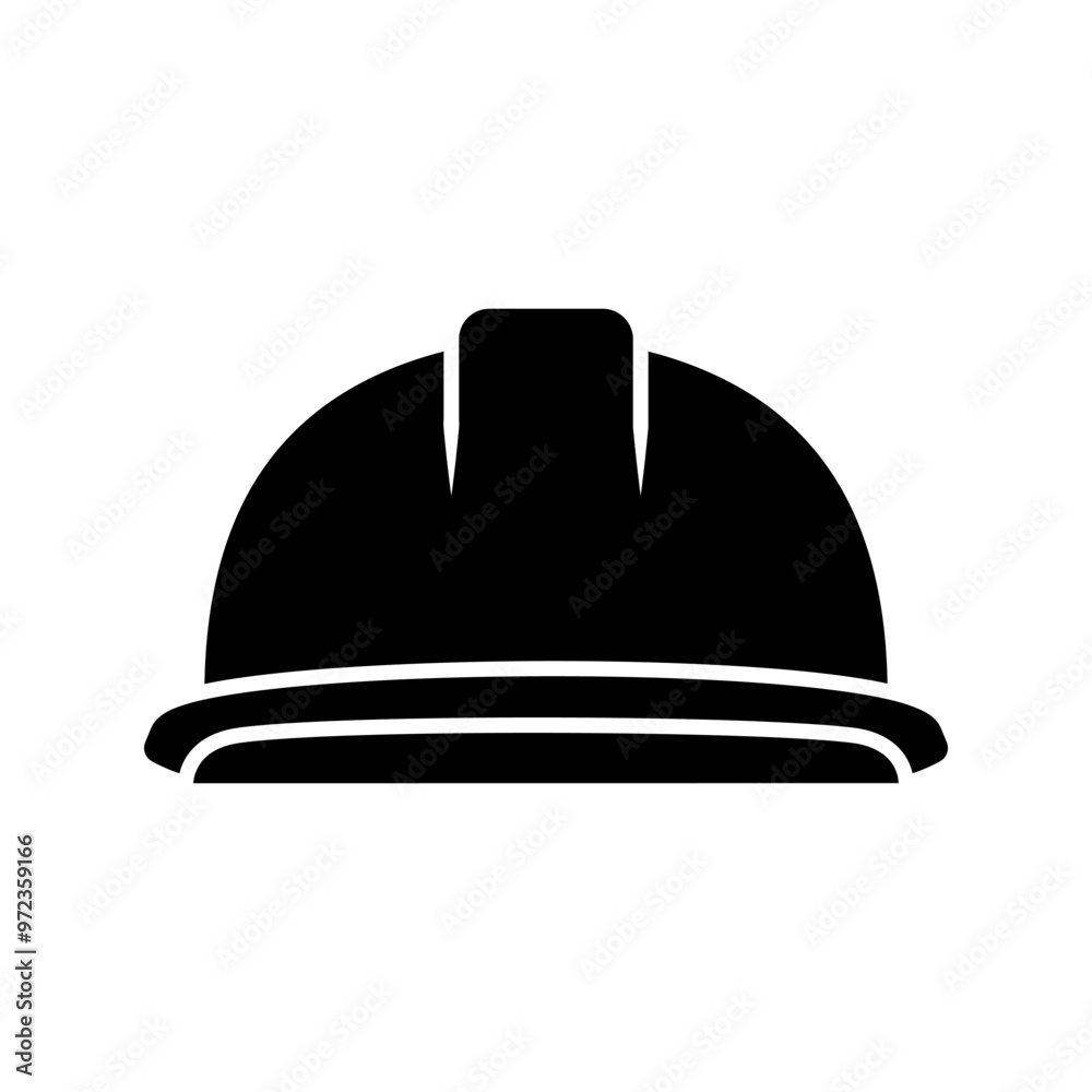 Construction helmet icon. Working hard hat isolated on white background. Vector Illustration. Construction helmet icon. Working hard hat isolated on white background. Vector Illustration.