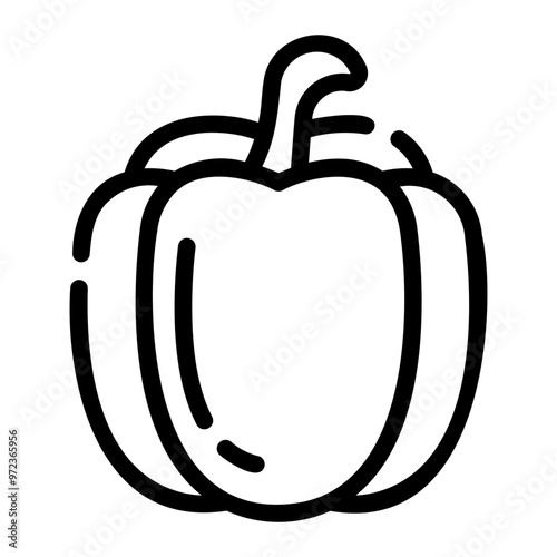 paprika Line Icon