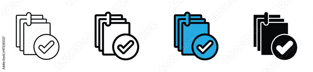 task list document approved with checkmark icon vector complete work checklist clipboard symbol illustration for web and app. stock vector. task list document approved with checkmark icon vector complete work checklist clipboard symbol illustration for web and app. stock vector.