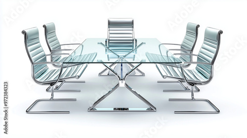 A clean and modern office c...