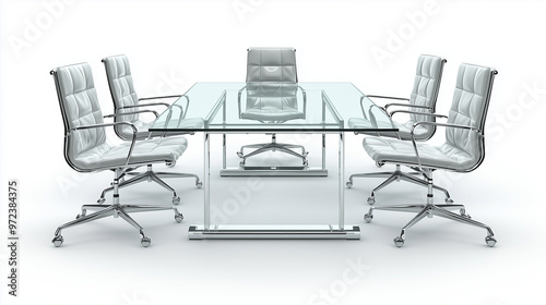 A clean and modern office c...