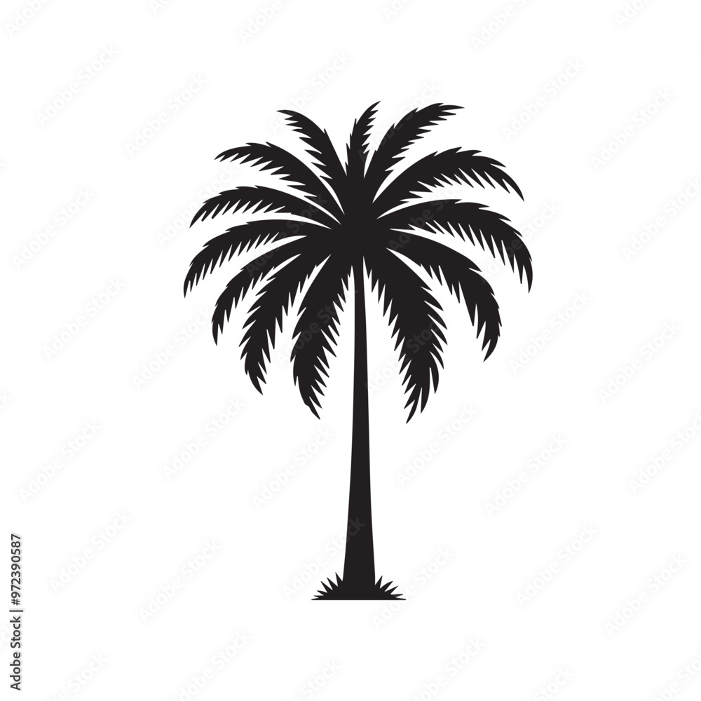 Palm tree vector design. Palm tree silhouette. Palm tree logo, icon, sign. Tropical Palm tree illutration. Palm tree vector design. Palm tree silhouette. Palm tree logo, icon, sign. Tropical Palm tree illutration.