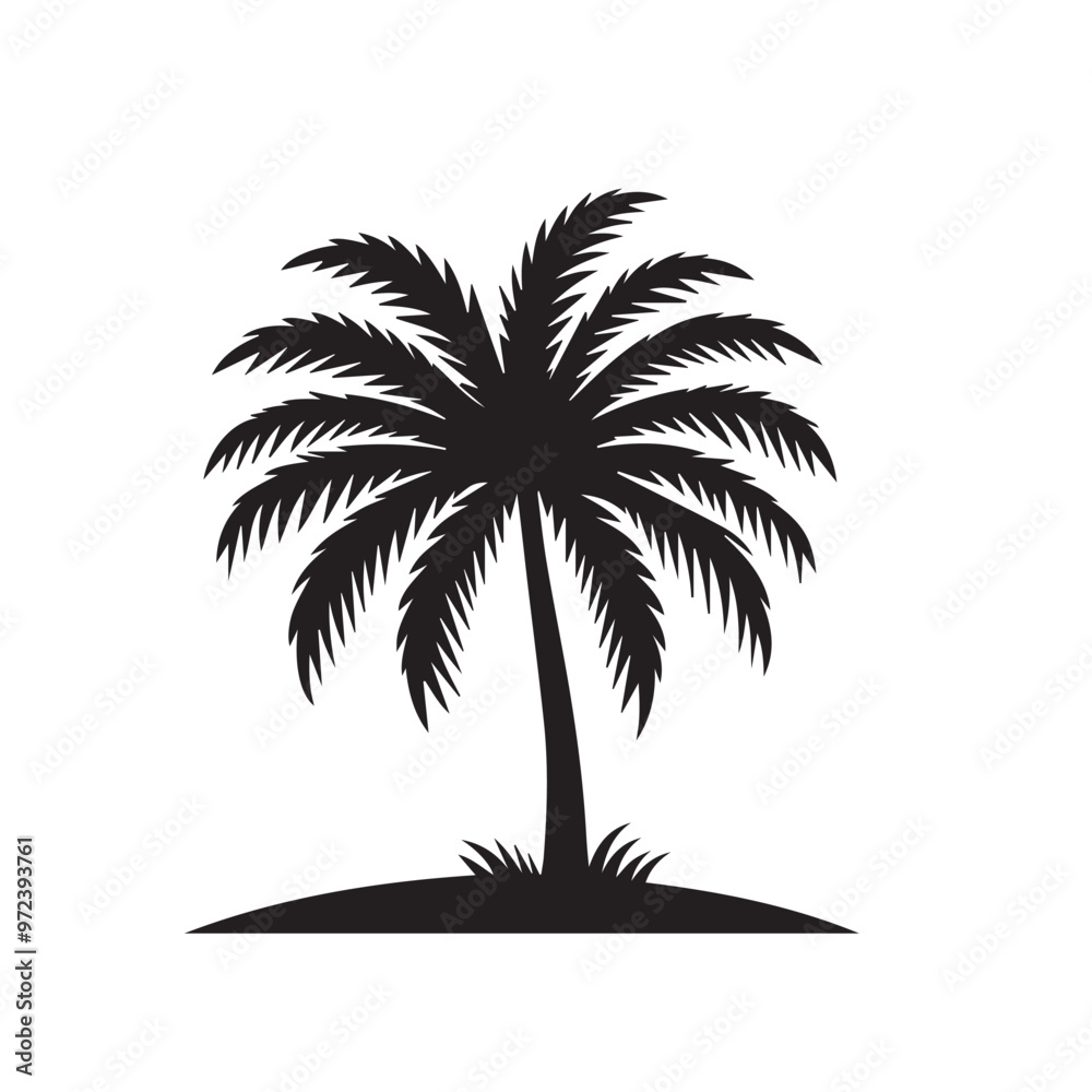 Palm tree vector design. Palm tree silhouette. Palm tree logo, icon, sign. Tropical Palm tree illutration. Palm tree vector design. Palm tree silhouette. Palm tree logo, icon, sign. Tropical Palm tree illutration.