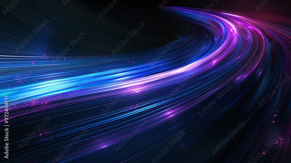 Vibrant abstract background with dynamic lights and flowing colors, perfect for technology, design, or creative projects. Product presentation background.