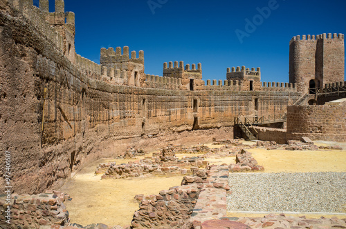 Historic Interior of Burgalimar Castle in Banos de la Encina