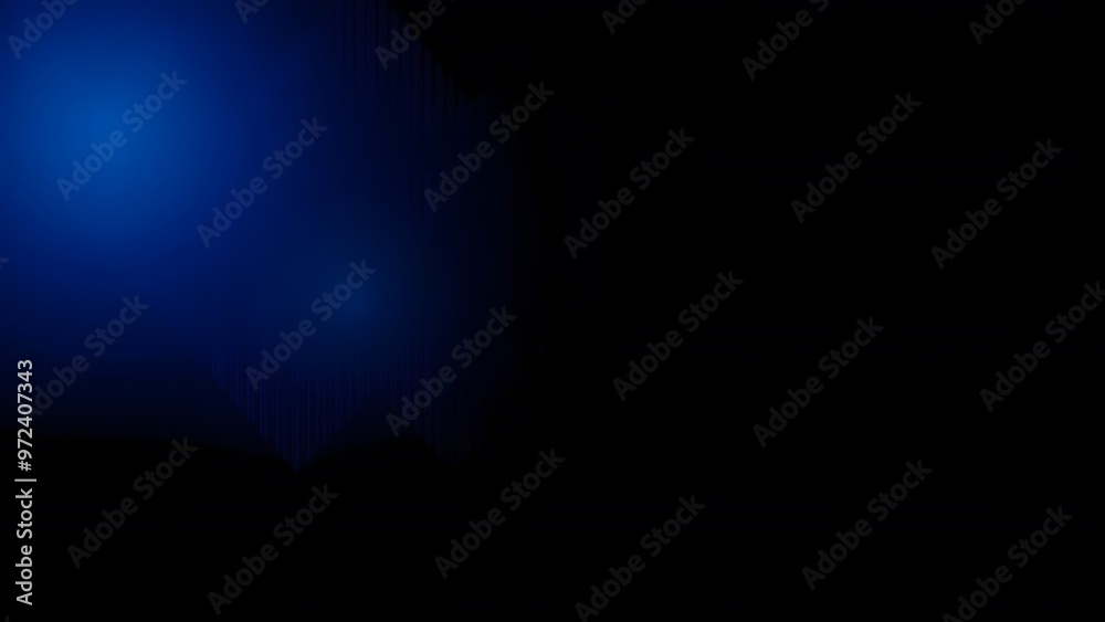 Abstract Blue Light Gradient on Black Background Abstract Blue Light Gradient on Black Background