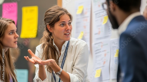Interactive Training Session with Employees Role-Playing and Collaborating photo