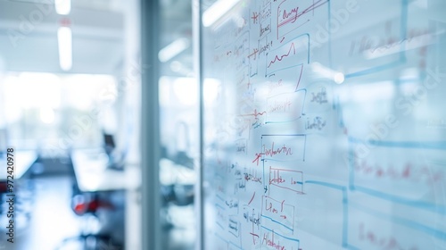 Whiteboard: A sleek, wall-mounted dry-erase board with magnetic capabilities, ideal for jotting down ideas and key points during meetings and discussions.
