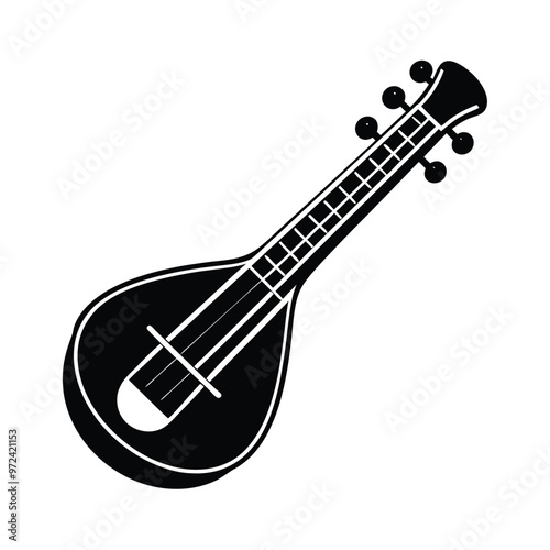 acoustic guitar vector illustration