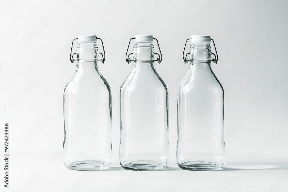 empty glass water bottles empty glass water bottles