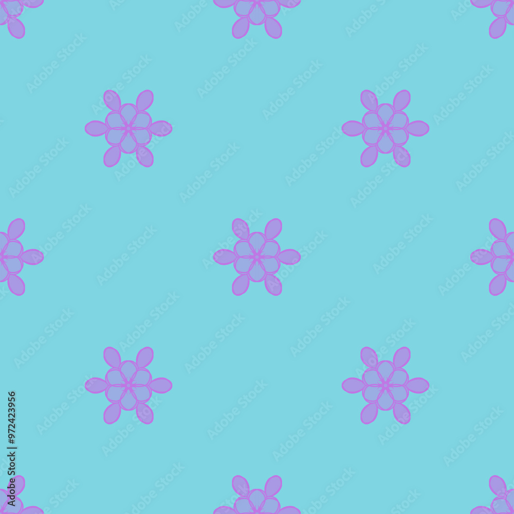 cute small snowflake pattern, great for holidays and winter season repetitive texture cute small snowflake pattern, great for holidays and winter season repetitive texture