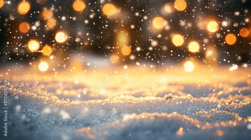 Winter snow blurred background of snow and frost with free space for your decoration Winter snow blurred background of snow and frost with free space for your decoration