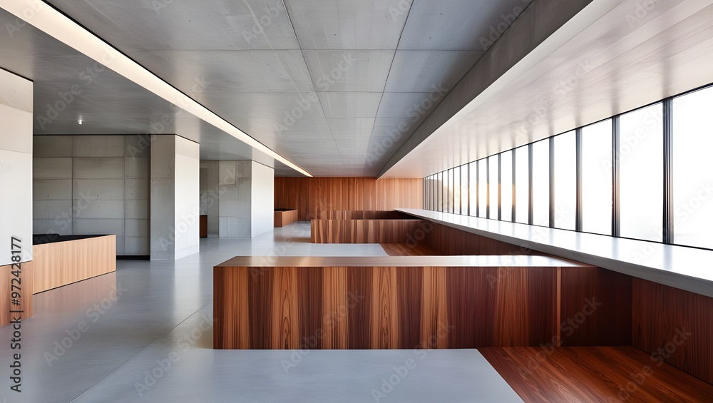 interior of a modern building interior of a modern building