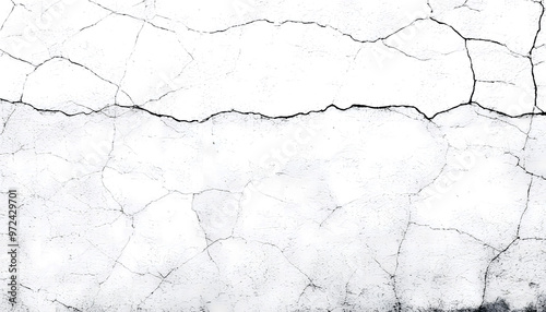 Distressed Grunge Concrete Wall Texture with Cracked Surface