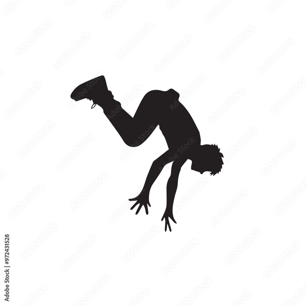 Parkour silhouette. Parkour vector design. Parkour jumping vector illustration. Parkour silhouette. Parkour vector design. Parkour jumping vector illustration.