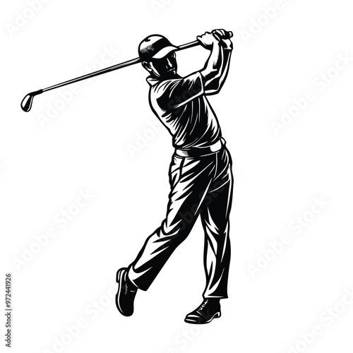 golf silhouette