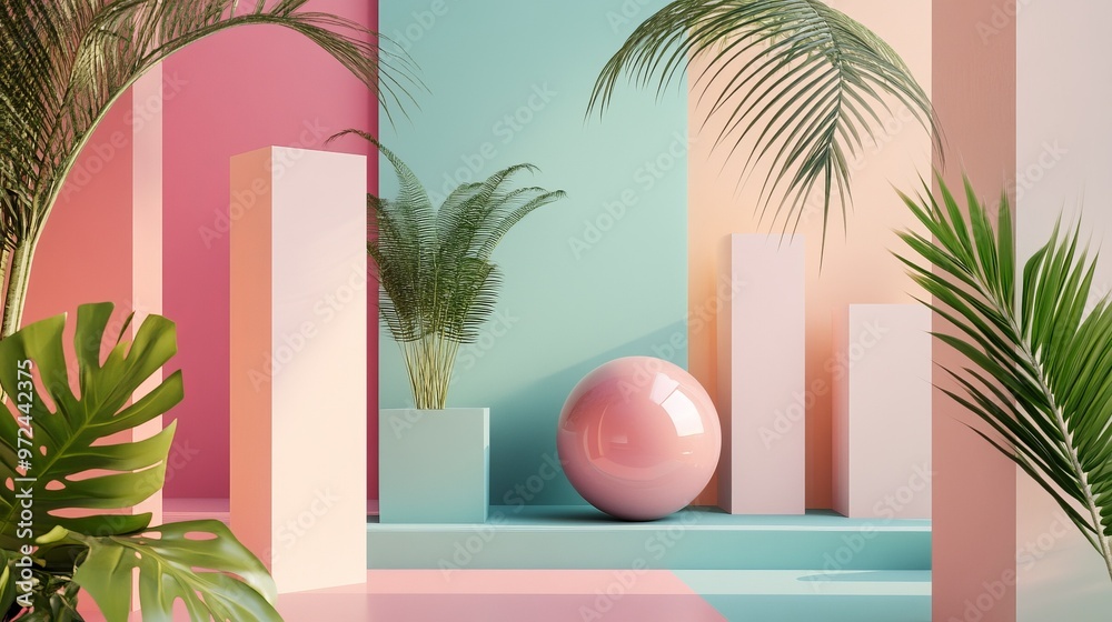 Obraz premium Brand Guidelines Poster Layout