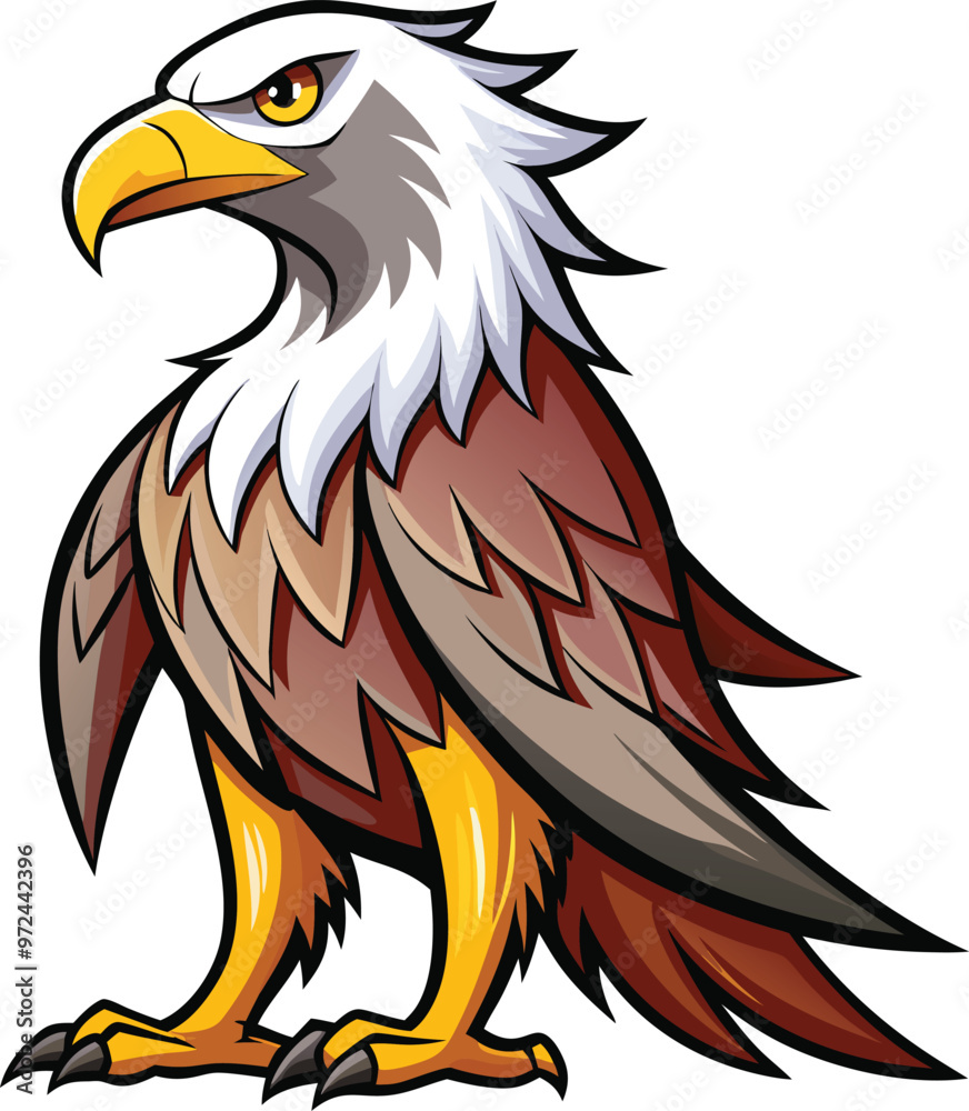 Fototapeta premium eagle vector illustration, Print