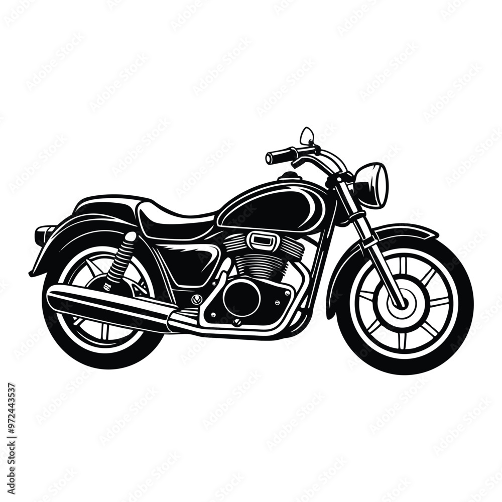 motorcycle isolated on white background motorcycle isolated on white background