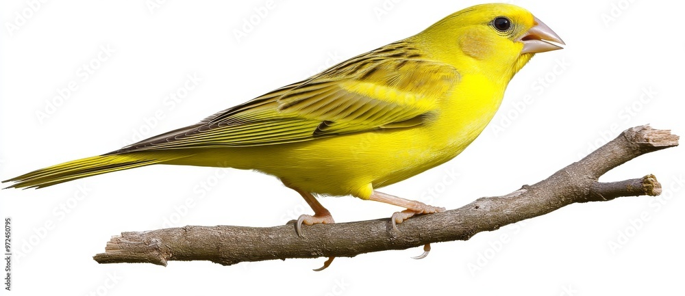 Animated nightingale bird isolated on white Animated nightingale bird isolated on white