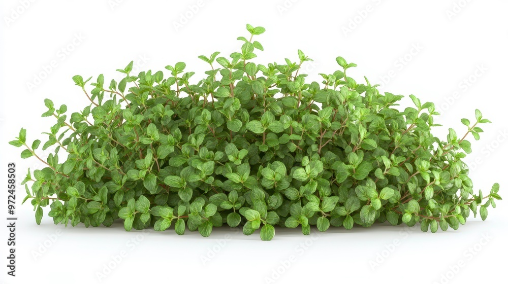 Obraz premium Thyme clipart, element, 3D illustration, realistic, isolated on white background