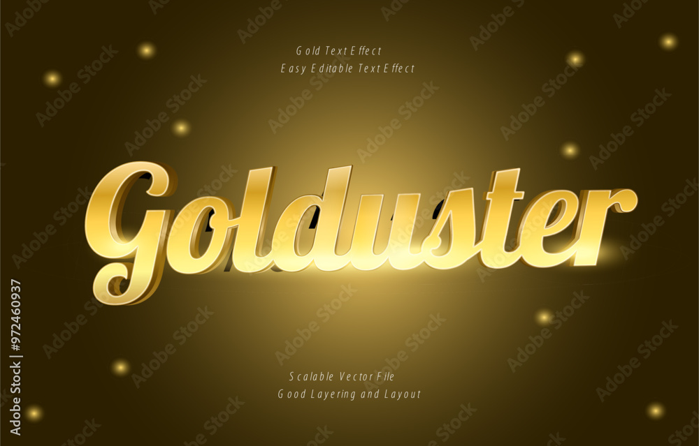 Gold Text Effect
