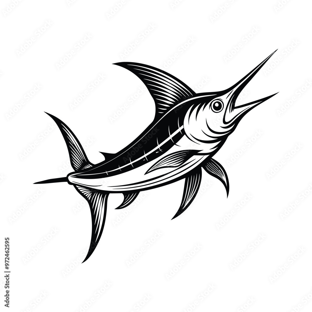 Swordfish sketch Swordfish sketch