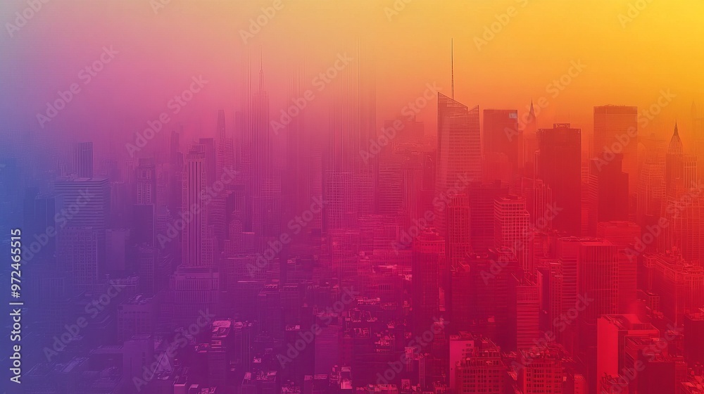 Heatmap of air pollution levels in a major city, with warmer colors highlighting areas of higher concentration and cooler tones for cleaner air. 4K hyperrealistic photo.