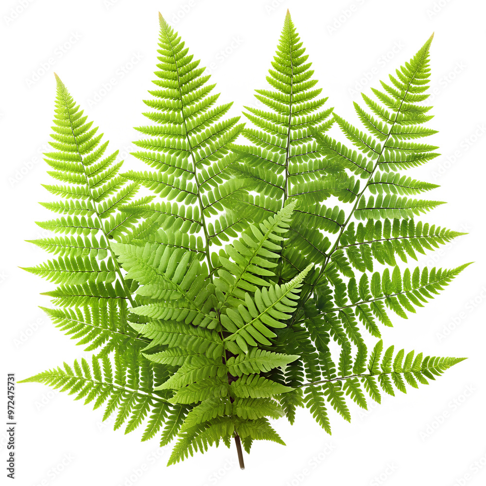 Ferns, isolated on transparent background Ferns, isolated on transparent background