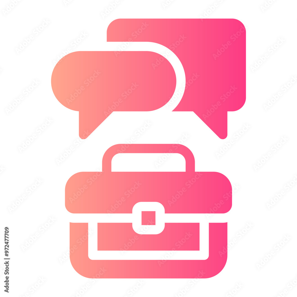 Job gradient icon Job gradient icon
