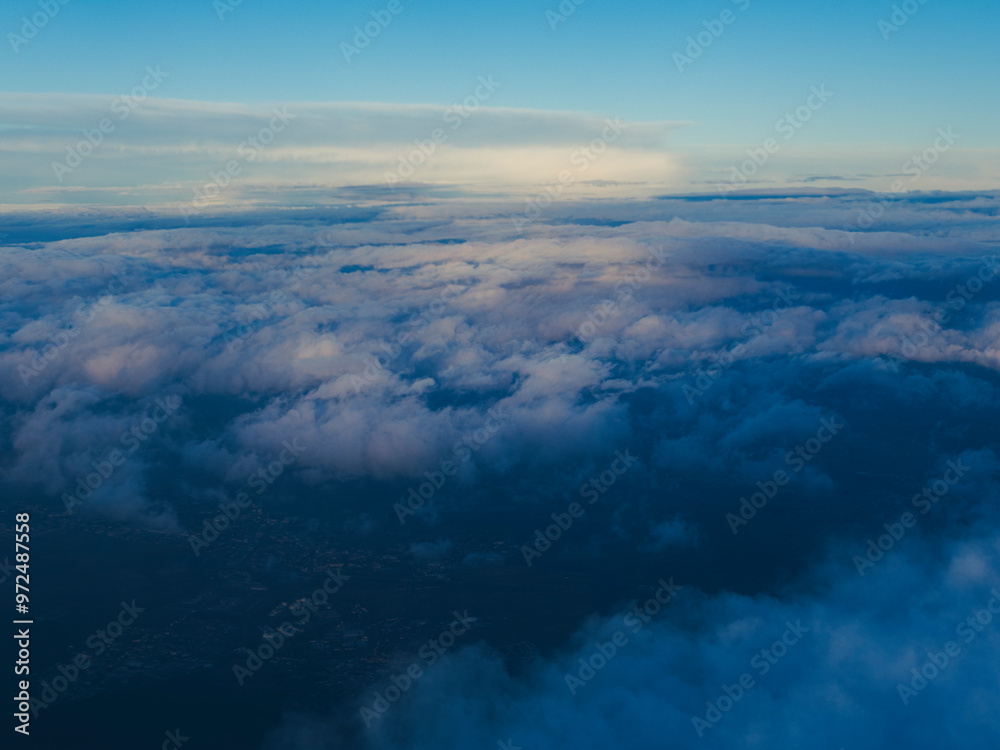 view on cloudscape  from above