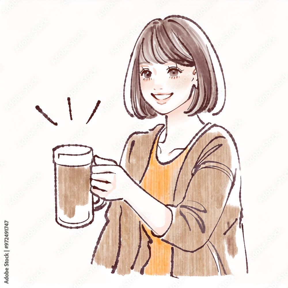 女性・女の子のイラスト素材