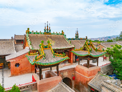 Zhangbi Ancient Castle in Jiexiu City during the Western Jin Dynasty photo