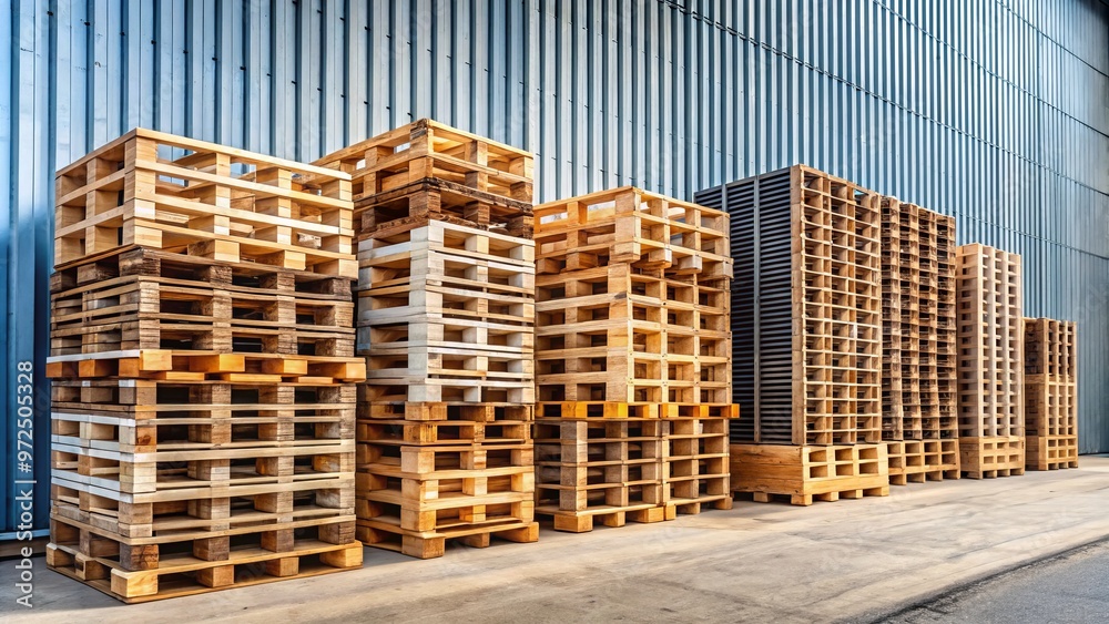 Durable wooden pallets, worn from countless journeys, stand sentinel against the warehouse wall, their creaky silence a Durable wooden pallets, worn from countless journeys, stand sentinel against the warehouse wall, their creaky silence a