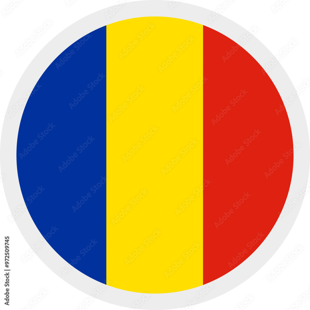 Fototapeta premium Romania Country Icon