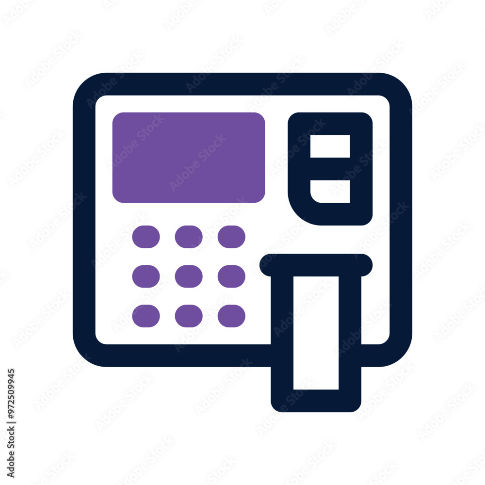 atm machine icon. vector dual tone icon for your website, mobile, presentation, and logo design. atm machine icon. vector dual tone icon for your website, mobile, presentation, and logo design.