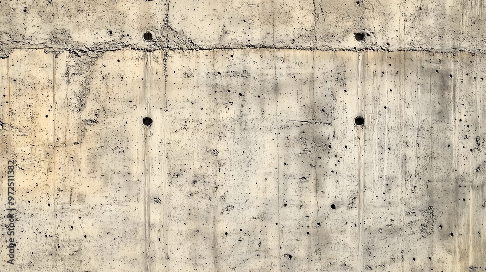 A textured concrete wall with visible imperfections, suitable for backgrounds in design and architecture projects. A textured concrete wall with visible imperfections, suitable for backgrounds in design and architecture projects.