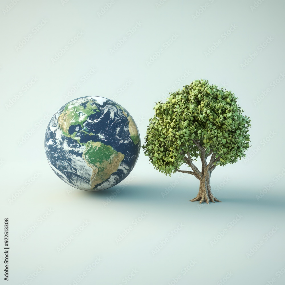 Our Tiny Planet Needs Your Care Earth and a Tree in a Moment of Connection. Our Tiny Planet Needs Your Care Earth and a Tree in a Moment of Connection.