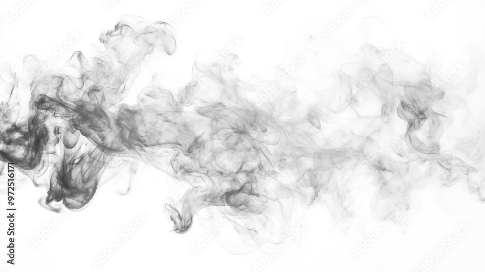 Black powder explosion isolated on white background, charcoal like particles concept. smoke isolated on white Black powder explosion isolated on white background, charcoal like particles concept. smoke isolated on white