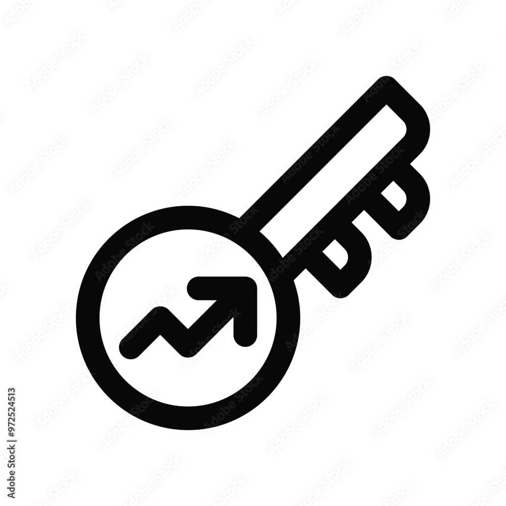 key icon. vector line icon for your website, mobile, presentation, and logo design. key icon. vector line icon for your website, mobile, presentation, and logo design.