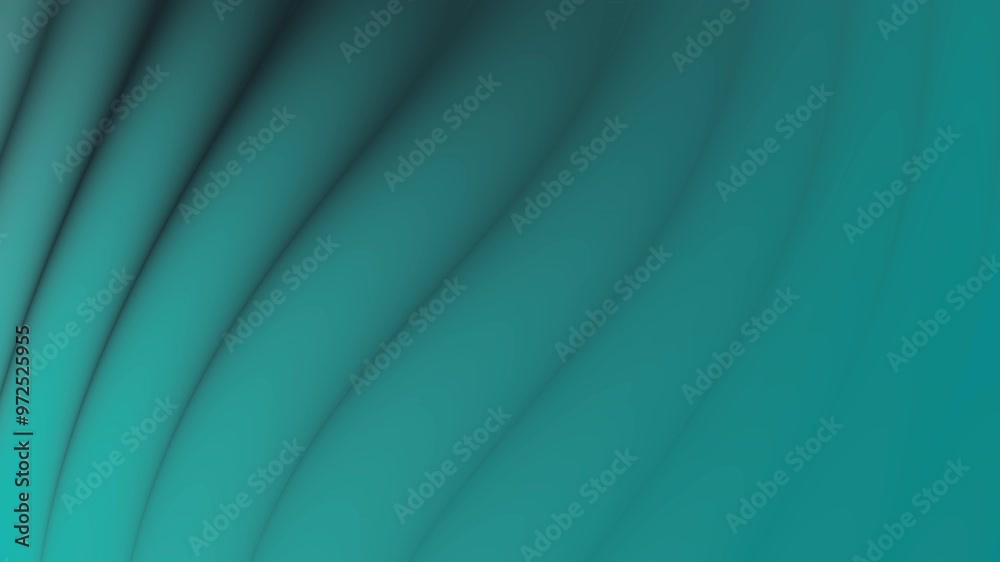 Curved lines on teal gradient background create a modern and abstract design. Ideal for backgrounds, banners, websites, and digital art projects.