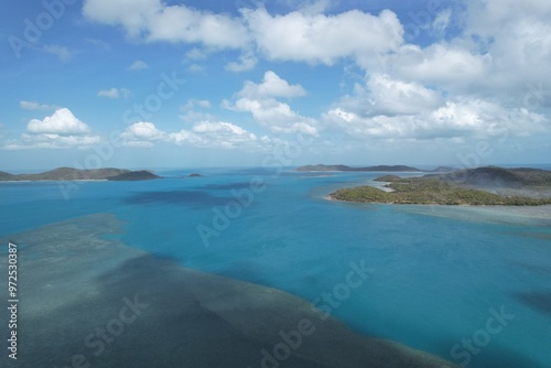 Aerial photo of Thursday Island Queensland Australia